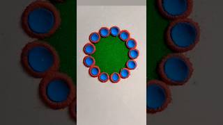 beautiful flower rangoli #beautiful #rangoli #easyrangoli #youtubeshorts #shorts