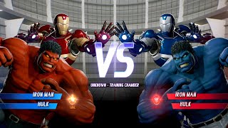 Iron Man & Hulk (Red) vs. Iron Man & Hulk (Blue) [Very Hard] - Marvel vs Capcom Infinite