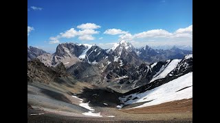 Рамитский водопад в Яврозе. Romit waterfall winter 2023, Tajikistan, 4K