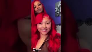 Red On A Lace Front wig!! ❤️