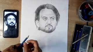 Irrfan Khan drawing @ArtHubAcademy