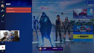 playing fortnite now come join me