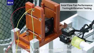 Axial Flow Fan Performance Testing&Vibration Testing#machine #balancing #coolingfans