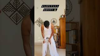 marwadi rajputi dhoti / how to drape rajasthani marwadi dhoti #dhoti #dhotitutorial #dhotistyle