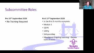 London Scouts   Changes in Training