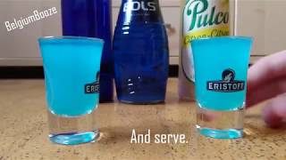 BLUE BOLS KAMIKAZE SHOT RECIPE! (Easy Tutorial) [To Start All Your Parties = BlUe KaMiKaZe ShOt]