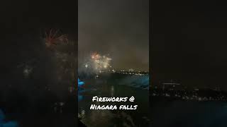 Christmas Fireworks at Niagara Falls