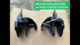 Giá treo nhíp trước xe tải Tonly 90 tấn đầu lệch. Hotline: 0977117385