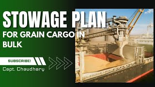 MAKING GRAIN STOWAGE PLAN