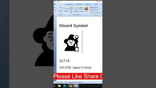 Wizard Symbol in #msword #viral #reels #trending #youtubeshorts #shorts