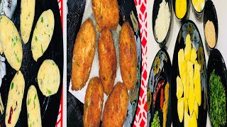 How to make bangali Aloo chop Recipe || How to make potato chop||কিবাবে অতি সহজে আলু চপ বানাতে হয়🥔