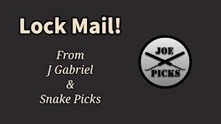 [127] Lock Mail from J Gabriel & Snake Picks