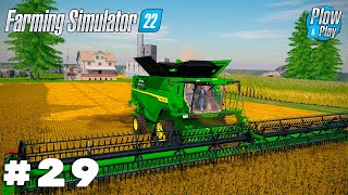 Surviving on NO MAN'S ISLANDS 👨‍🌾 HARVESTING GIANT FIELD #29 🚜 Farming Simulator 22