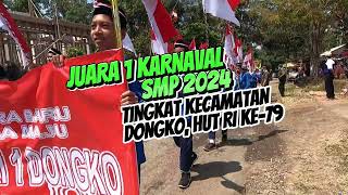 KARNAVAL SMP NEGERI 1 DONGKO, JUARA LAGI GESS