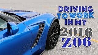 What I do for a living | Driving to work in my 2016 Corvette Z06 | POV driving a C7 Corvette