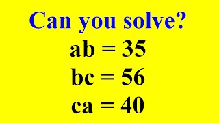 Olympiad Mathematics | Learn How to Solve the System of Equations Fast | Math Olympiad Preparation