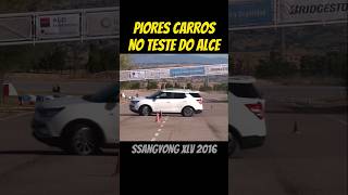 Piores Carros no teste do alce (manobra de esquiva)