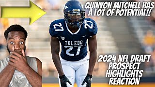 2024 NFL Draft Prospect Quinyon Mitchell Toledo Highlights Reaction