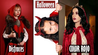 4 ideas de disfraces de COLOR ROJO para Halloween - it's Me Skay