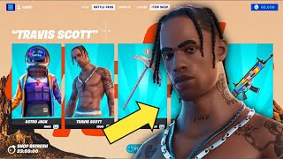 ¡¡ESTÁ NOCHE TRAVIS SCOTT AGREGADO A LA TIENDA DE FORTNITE?? ¿Cuando regresa travis scott fortnite?