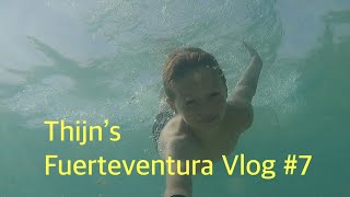 Thijn's Fuerteventura Vlog #7: schelpen zoeken en spelen in de golven