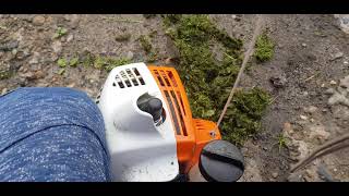 Мотокоса STIHL FS45C,  как завести