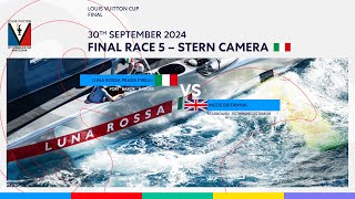 Louis Vuitton Cup Final Race 5 Port Entry Stern Camera - Luna Rossa Prada Pirelli