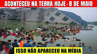 NOTÍCIAS DE HOJE - 8 de Maio - Enchentes, Tornados e Terremotos Causam Desastres nos EUA e no JAPÃO