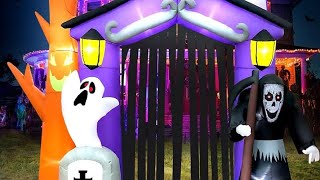 9 Foot Inflatables Haunted House Castle Archway - KOOY 2024