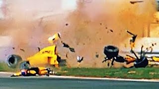 F1 BIGGEST CRASHES OF EACH YEAR IN 1990s (1990-1999) (NO FATALS)