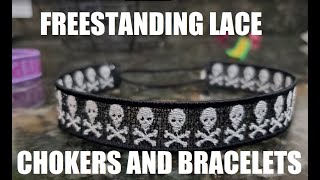 Digitizing Freestanding Lace Bracelets and Chokers