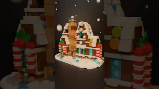 Сборка LEGO Creator 40337. Пряничный домик Mini Gingerbread House. #lego #brick #legochristmas