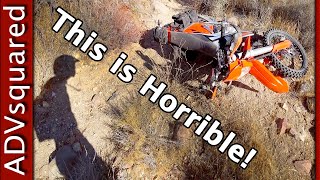 A HORRIBLE Day Out On The Trails Turns into FUN ! ✧KTM 350 EXC-f dirt bike ride✧