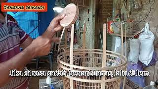 PROSES PERAKITAN SANGKAR PERKUTUT_PART2 #tutorial #inspiration #sangkarbambu