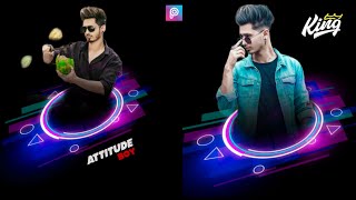 Instagram Neon Glowing Dark Tone Photo Editing In Picsart || PicsArt Photo Editing - New Style