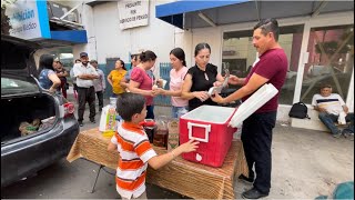 REGALANDO RASPADOS EN HOSPITAL PEDIÁTRICO DE CULIACÁN￼ y qué bonito se siente