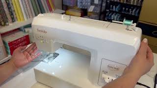 Threading the SASHIKO - BabyLock Machine