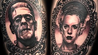 Horror Movie Portraits | Tattoo Vlog