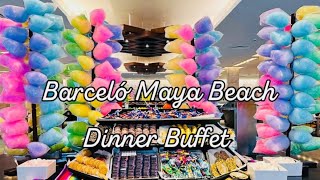 Barceló Maya Beach All-inclusive Resort Dinner Buffet | Riviera Maya | Cancún | Mexico