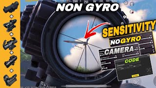 Non Gyro No Recoil sensitivity ✅❌ | Best NON GYRO SENSITIVITY SETTINGS BGMI / PUBG 🔥|| copy & used ✅