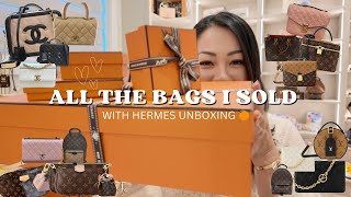 All the BAGS I SOLD with HERMES Unboxing *NEW WISH LIST BAG* | JustSissi