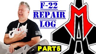 F-22 Repair Log - Part 5 - Final Inlet Repair - Foam Plane Repair