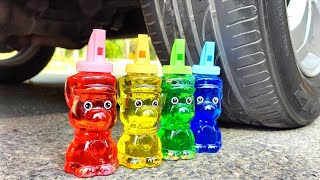 Best Things to Crush With a Car | Car vs Colored Jelly & Slime | Running Over Stuff With a Car ASMR