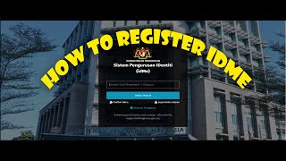 Cara Mendaftar Sistem Pengurusan Identiti (idMe) - English, BM and Chinese