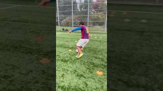 BEST Messi technique🔥to improve dribbling #soccerskills #soccer #football #skills #shorts #footwork