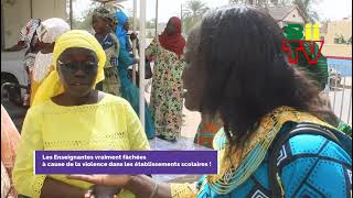 Ziguinchor : Les Enseignantes fâchées à cause de la violence dans les établissements scolaires