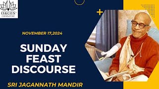 Sunday Feast Discourse | HG HG Srinivasa Hari Das | 17.11.2024