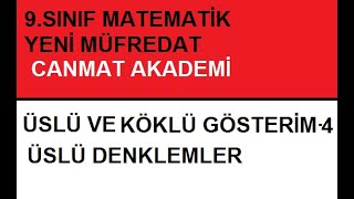 9.SINIF MATEMATİK(Yeni müfredat)|4.ders