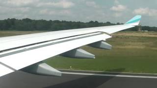 Eurowings / A330-200 shaky takeoff @ Cologne-Bonn 06.07.2015