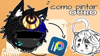 como pintar/editar !!OURO!! 💛 [GACHA - #4]✨tutorial✨ hehe